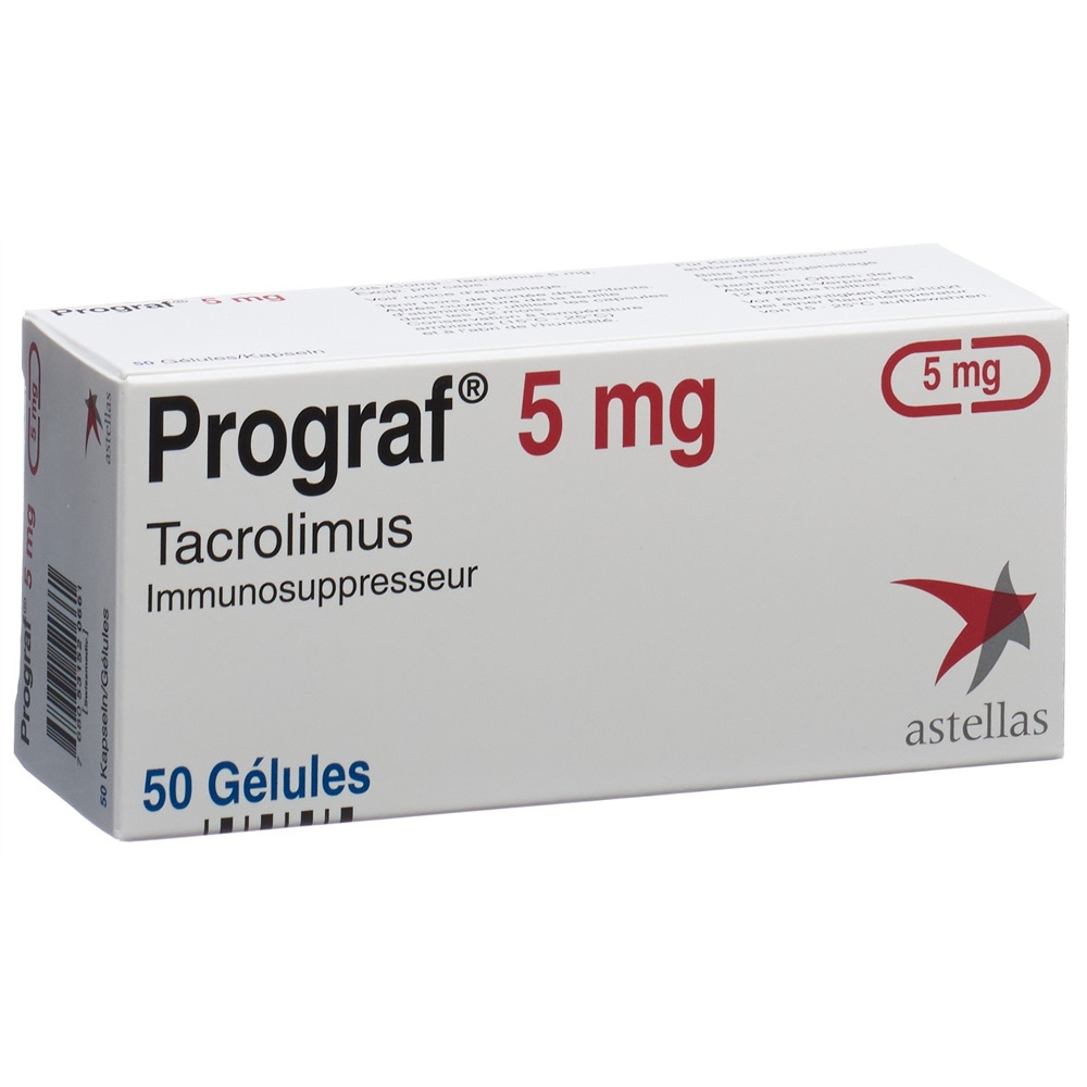 PROGRAF caps 5 mg blist 50 pce, image 2 sur 2