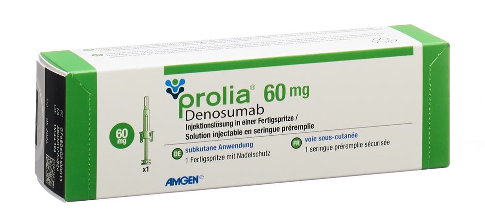 PROLIA Inj Lös 60 mg/ml mit Nadelschutz Fertspr 1 Stk, Hauptbild