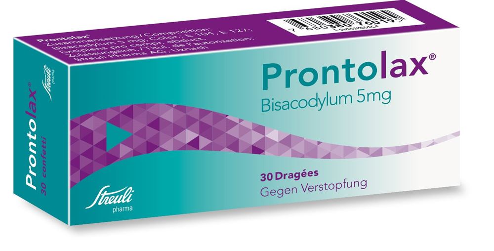 PRONTOLAX Drag 5 mg Blist 30 Stk, Hauptbild