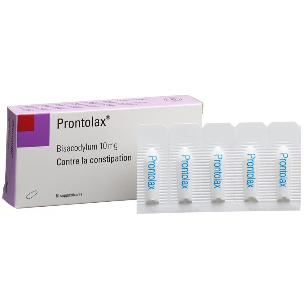 PRONTOLAX supp 10 mg blist 10 pce, image 3 sur 4