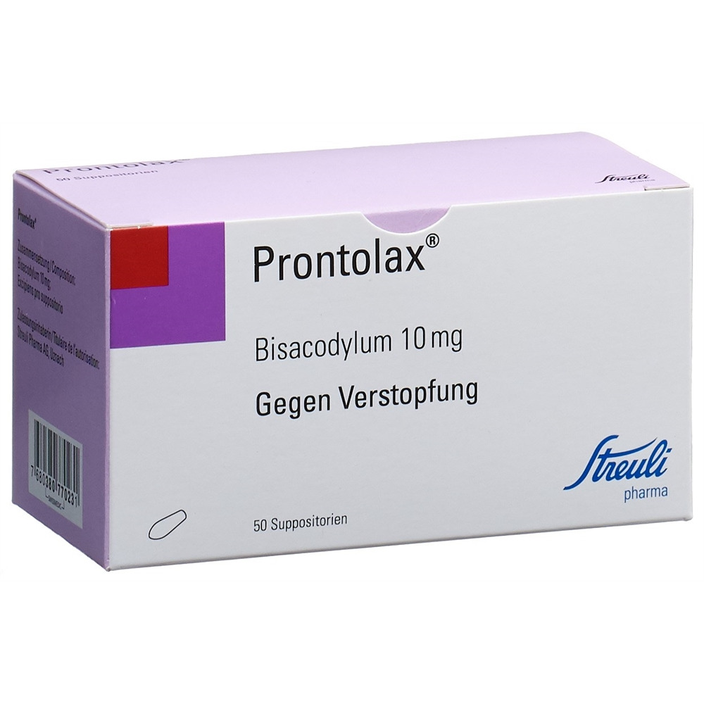 PRONTOLAX supp 10 mg blist 50 pce, image principale