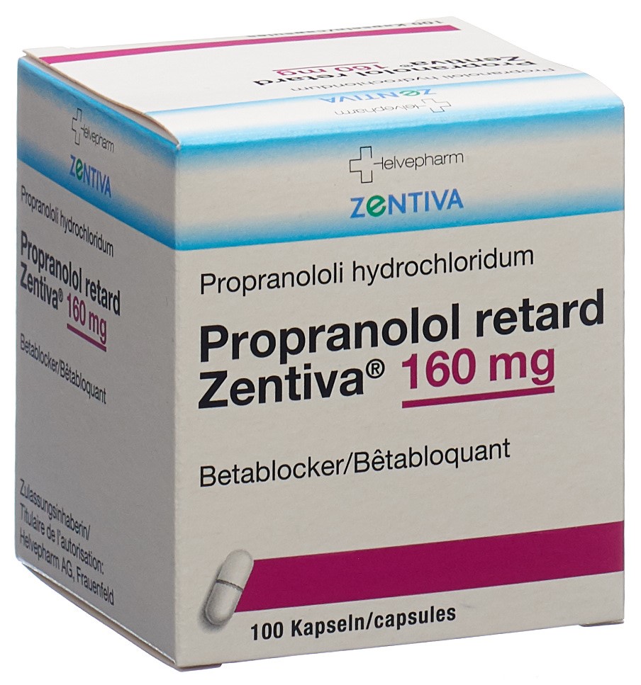 PROPRANOLOL retard Zentiva 160 mg, image principale