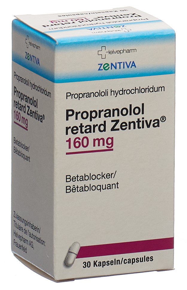 PROPRANOLOL retard Zentiva 160 mg, image principale