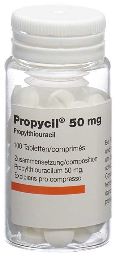 PROPYCIL cpr 50 mg fl 100 pce, image 3 sur 3