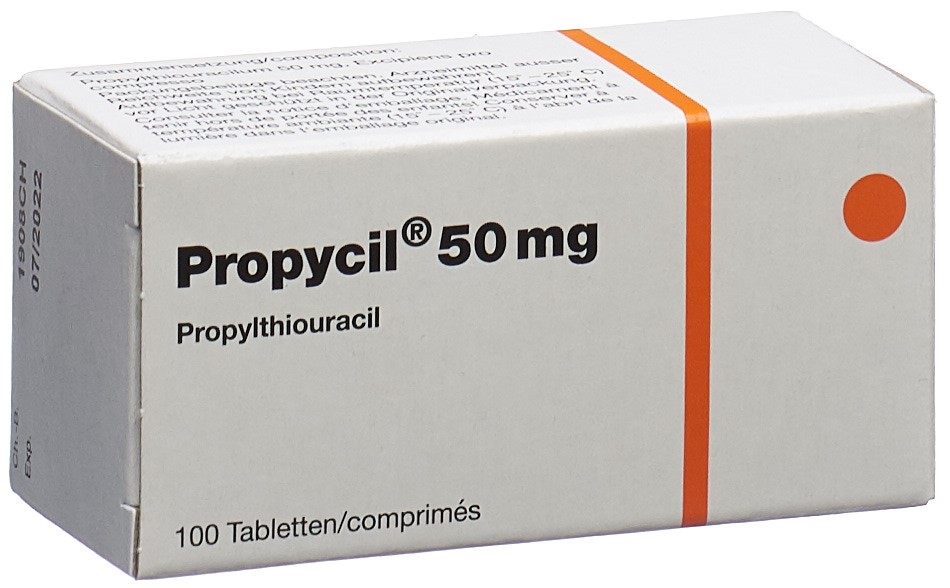 PROPYCIL cpr 50 mg fl 100 pce, image principale