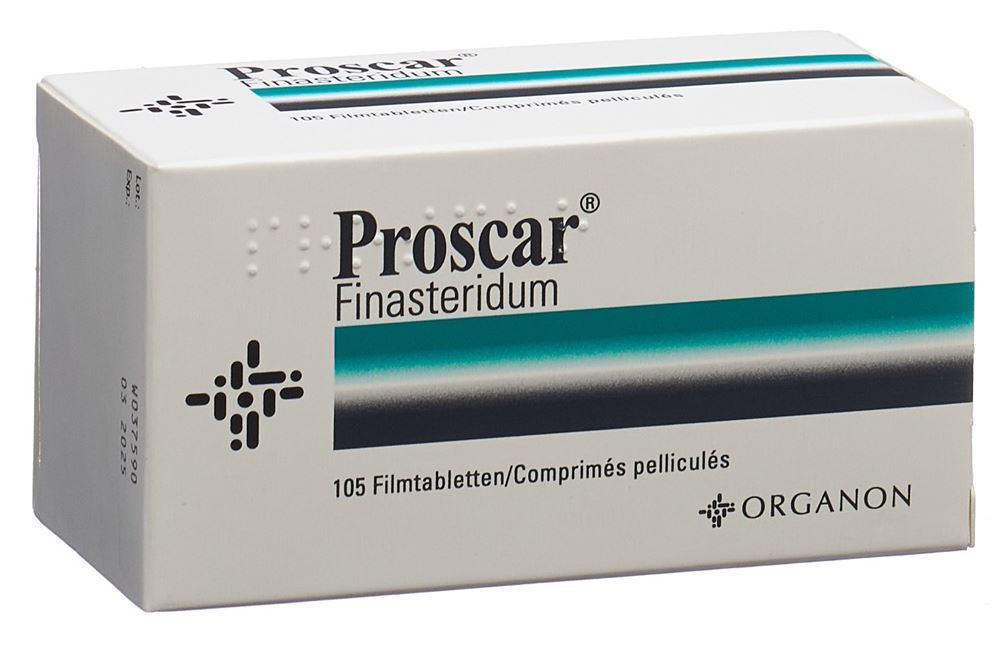 PROSCAR cpr pell 5 mg blist 105 pce, image principale