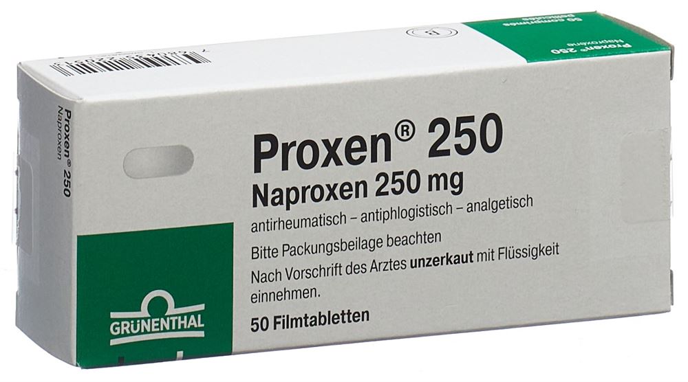 PROXEN cpr pell 250 mg blist 50 pce, image principale