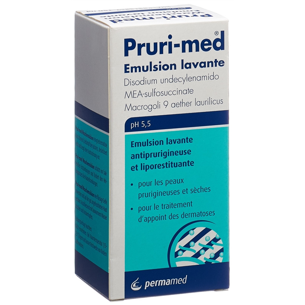 PRURI-MED émulsion lavante antiprurigineuse et liporestituante, image 4 sur 4