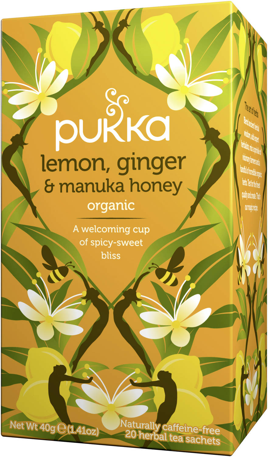 PUKKA Citron Gingembre et Miel de Manuka thé, image principale