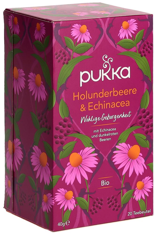 PUKKA Holunderbeere & Echinacea Tee