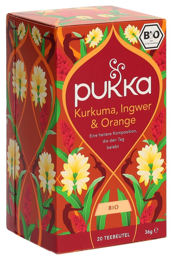 PUKKA Kurkuma gingembre & orange