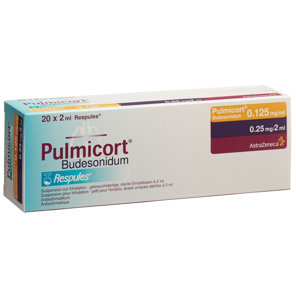 PULMICORT Inhal Susp 0.125 mg/ml Respule 2 ml, Hauptbild