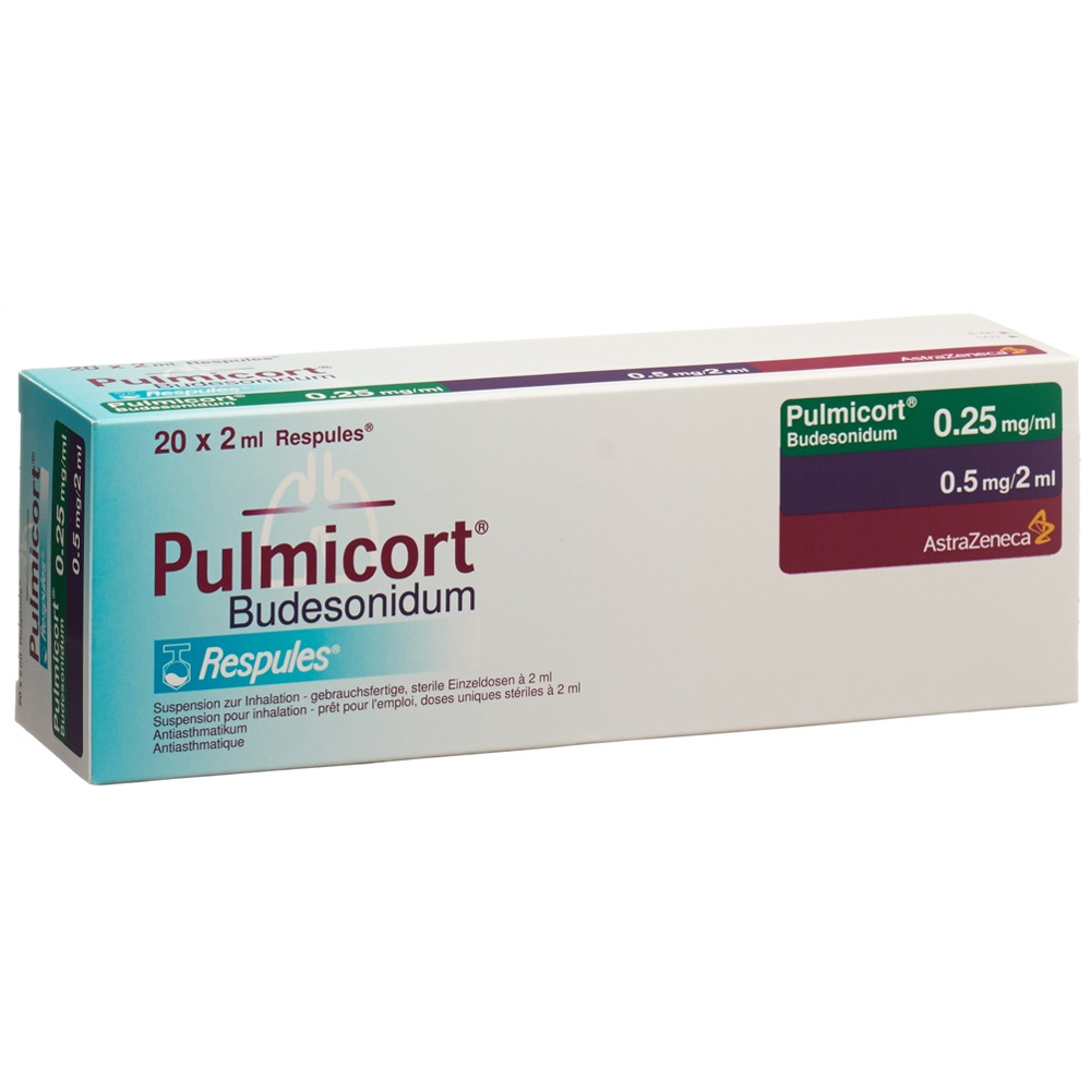 PULMICORT Inhal Susp 0.25 mg/ml Respule 2 ml, Hauptbild