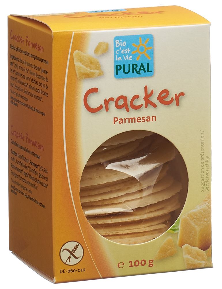 PURAL crackers au parmesan