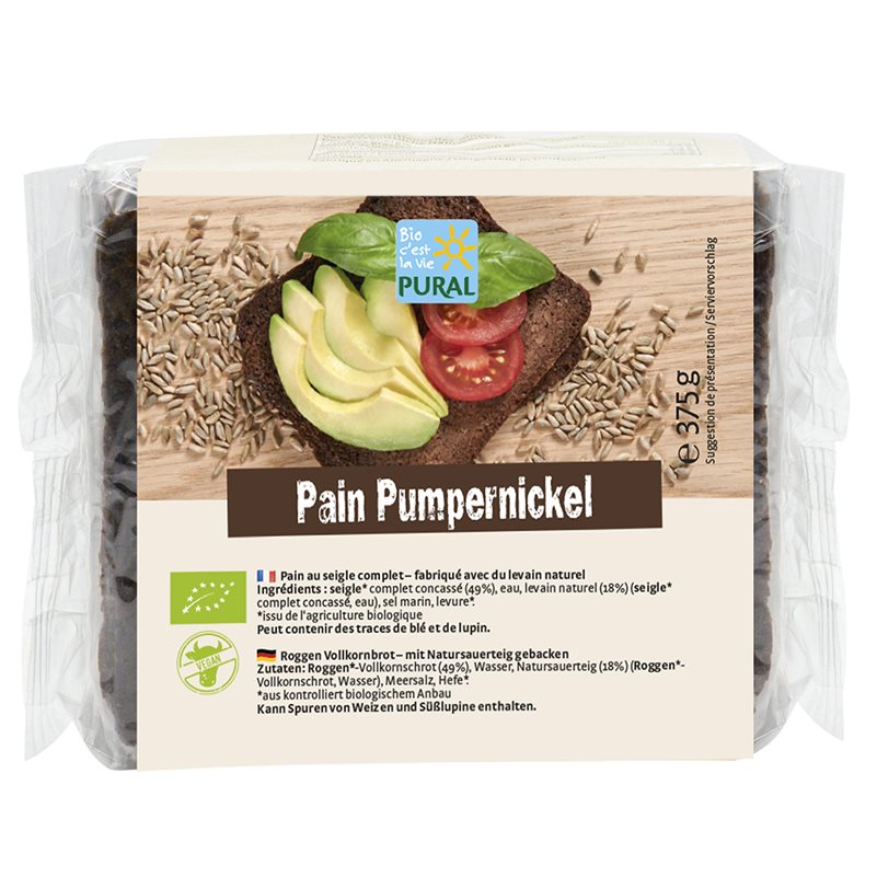PURAL Pumpernickel Brot, Hauptbild PURAL Pumpernickel Brot, Hauptbild