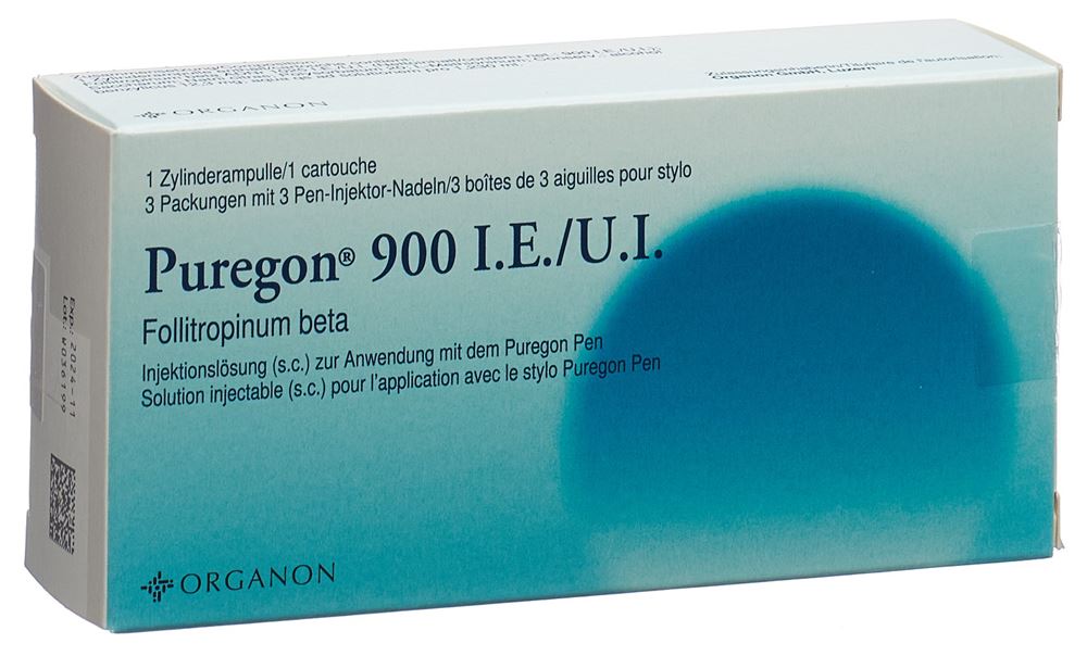PUREGON sol inj 900 IE pour pen amp 1 pce, image principale