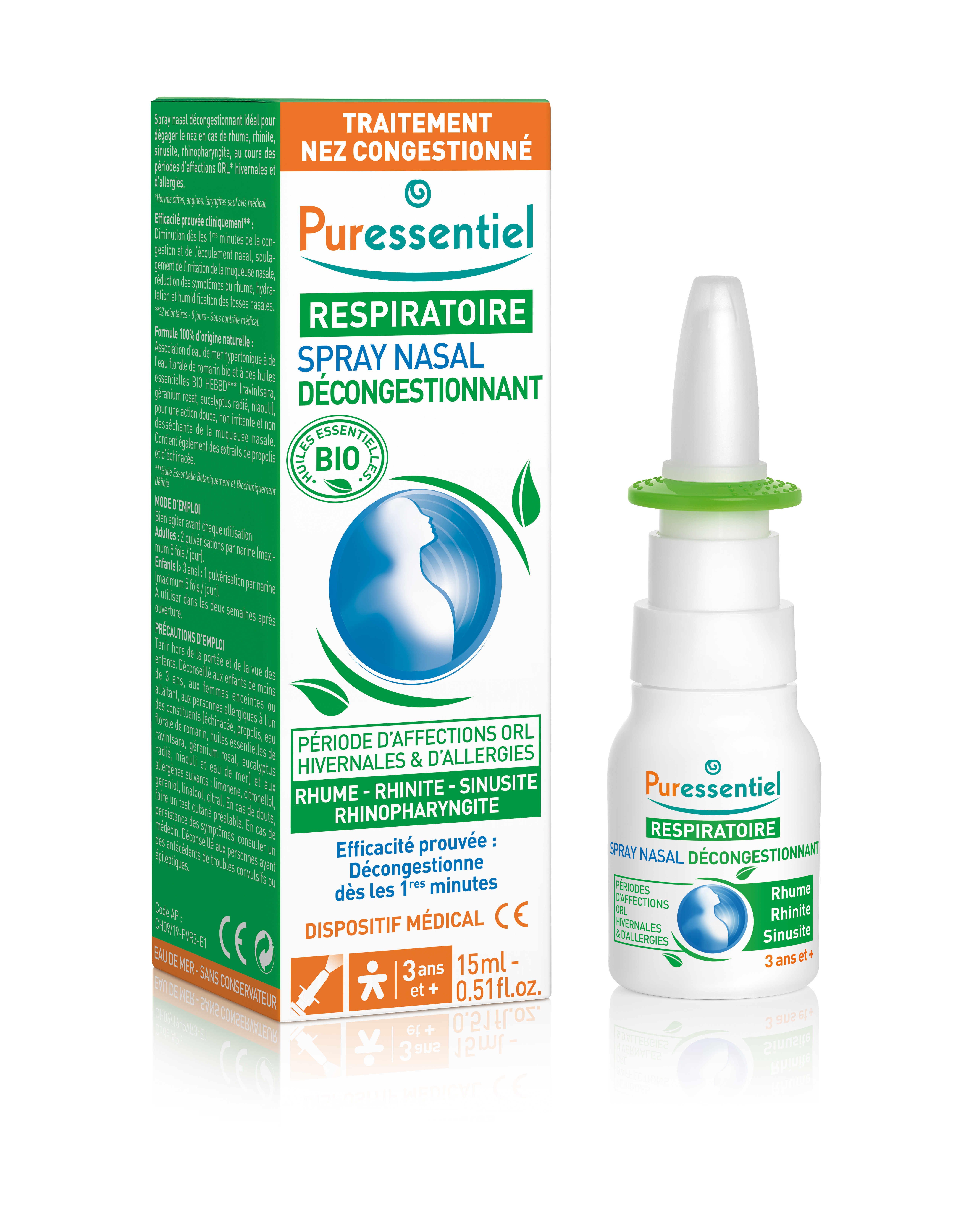 Puressentiel Abschwellendes Nasenspray, Hauptbild