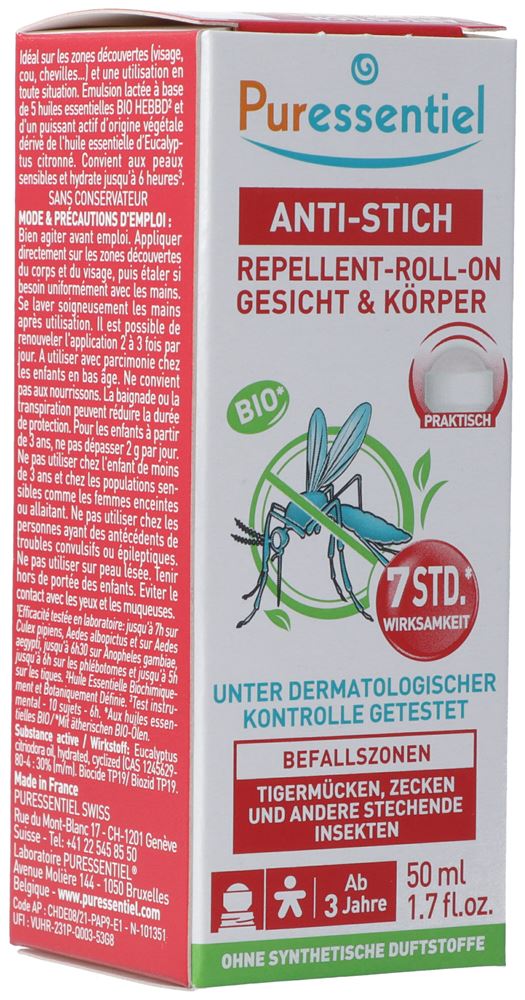 Puressentiel Anti-Stich Abwehrender Roll-on