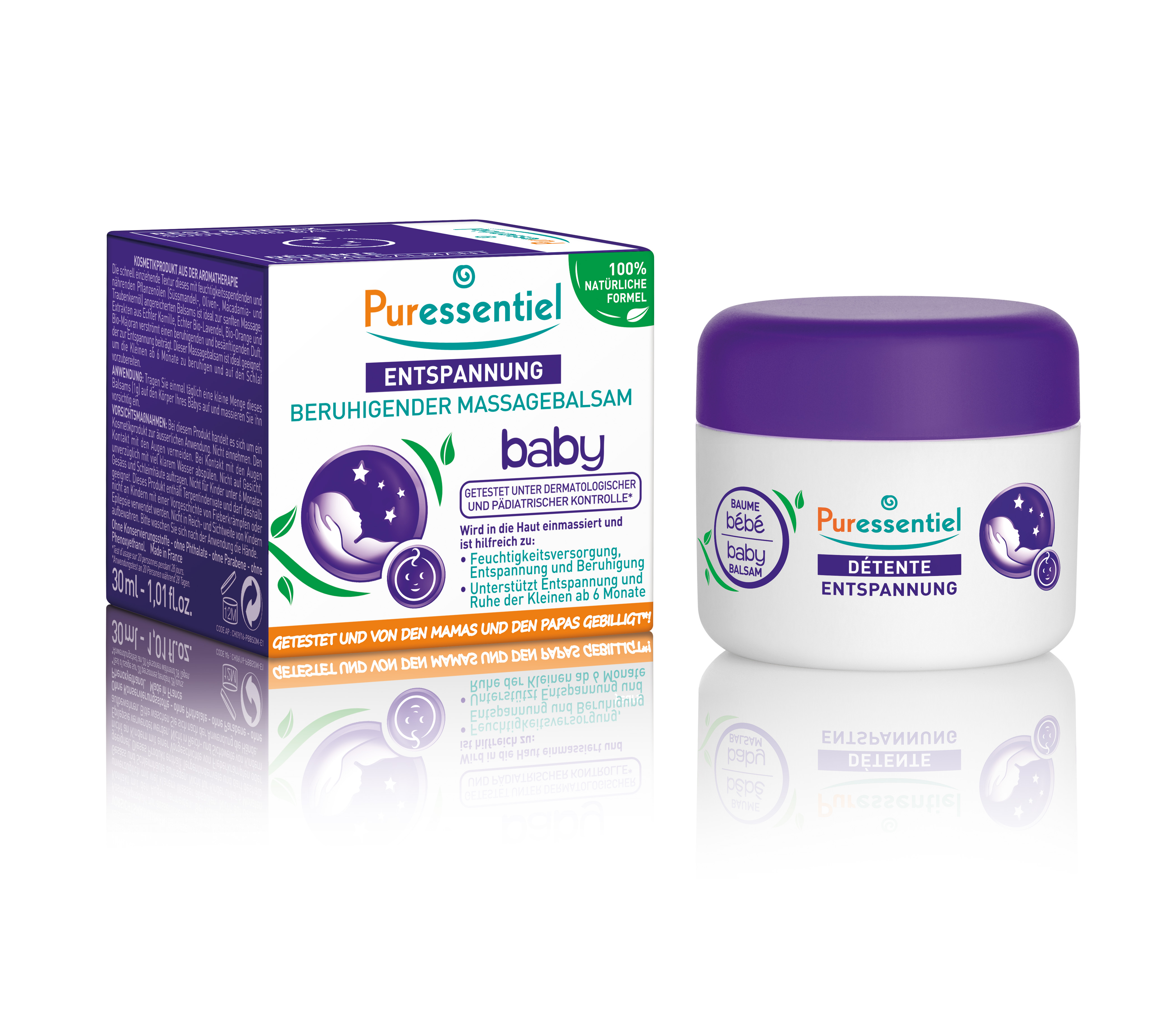 Puressentiel Baume de massage calmant bébé, image principale