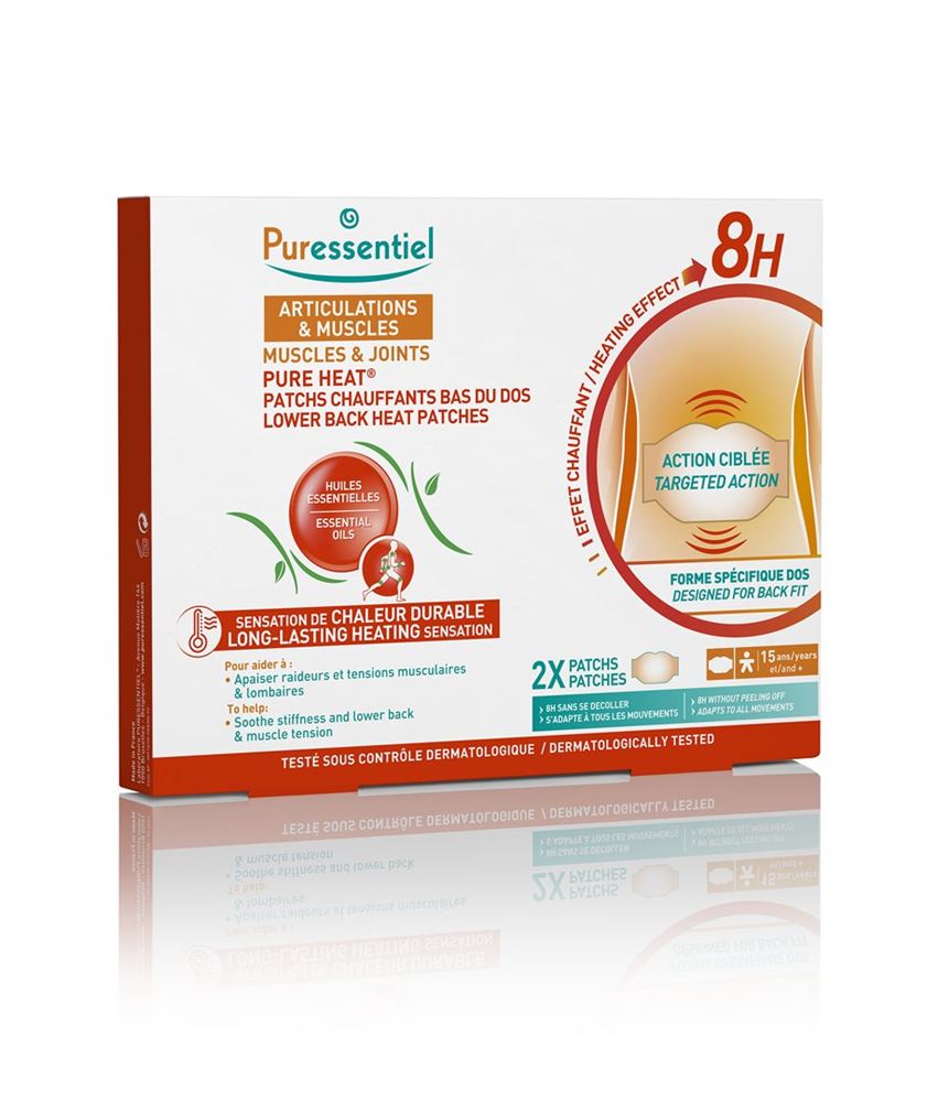 Puressentiel Patchs chauffants bas du dos