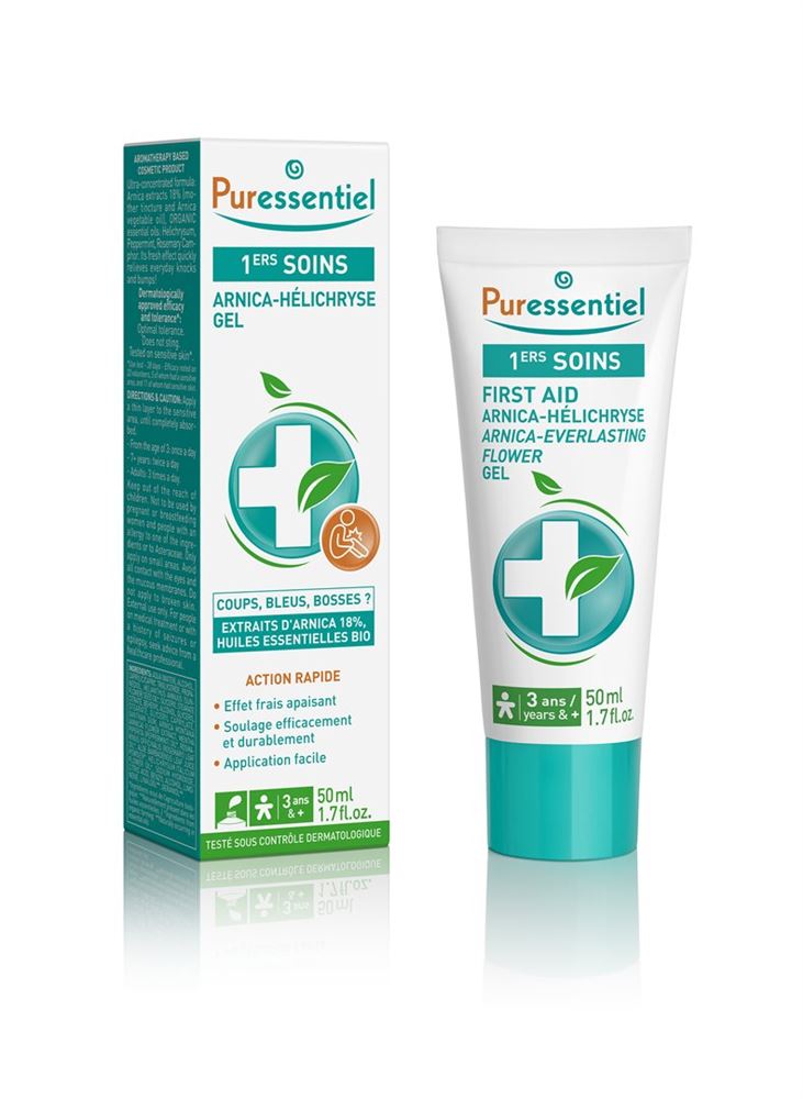 Puressentiel premiers soins gel arnica hélychrise