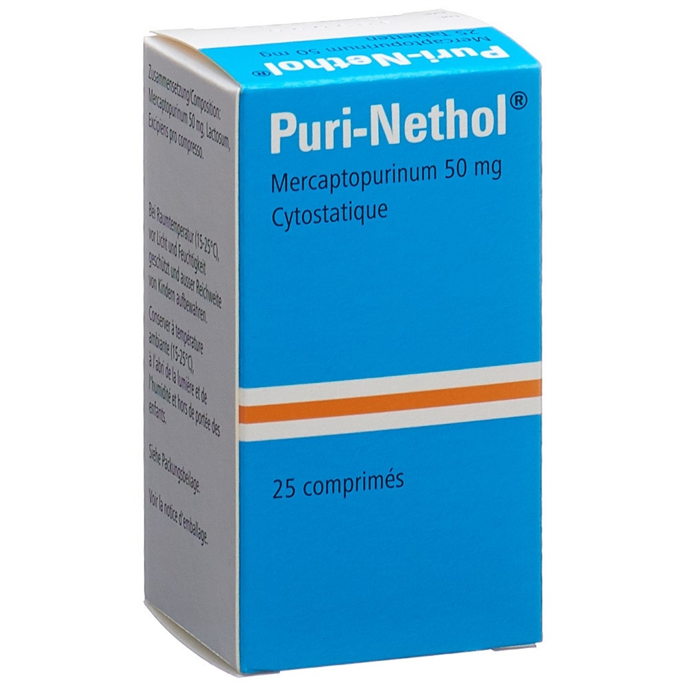 PURI-NETHOL Tabl 50 mg Fl 25 Stk, Bild 2 von 2