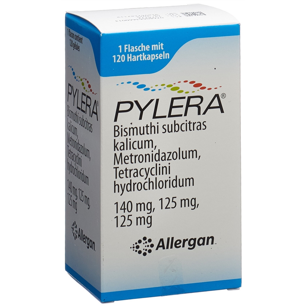 PYLERA caps 140 mg/125 mg/125 mg bte 120 pce, image principale