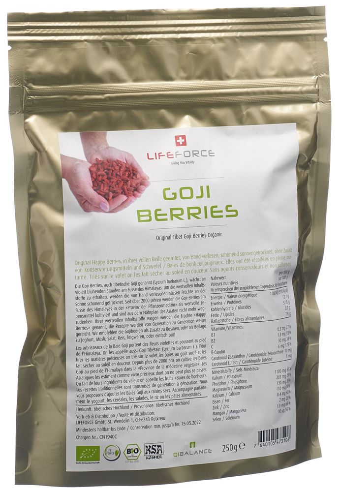 QIBALANCE Goji Berries, image principale