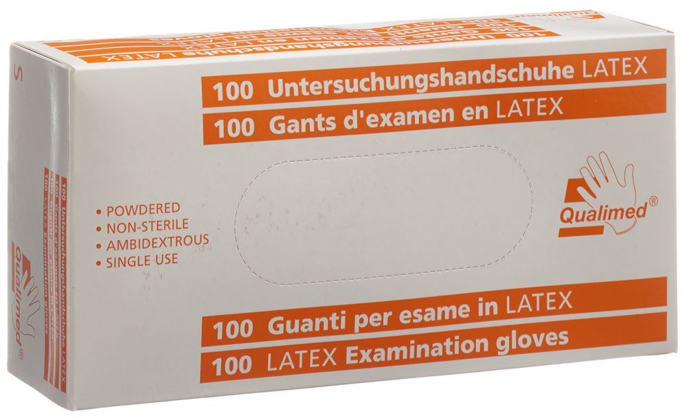 Qualimed gant examen latex, image principale