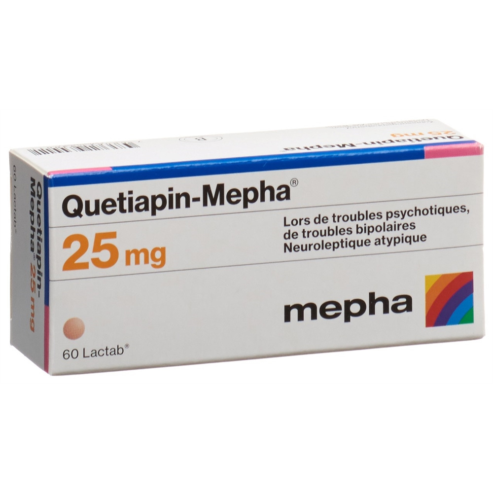 QUETIAPINE Mepha 25 mg, image 2 sur 2