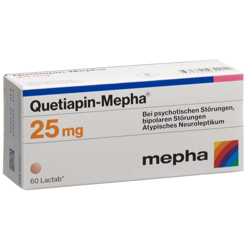 QUETIAPINE Mepha 25 mg, image principale