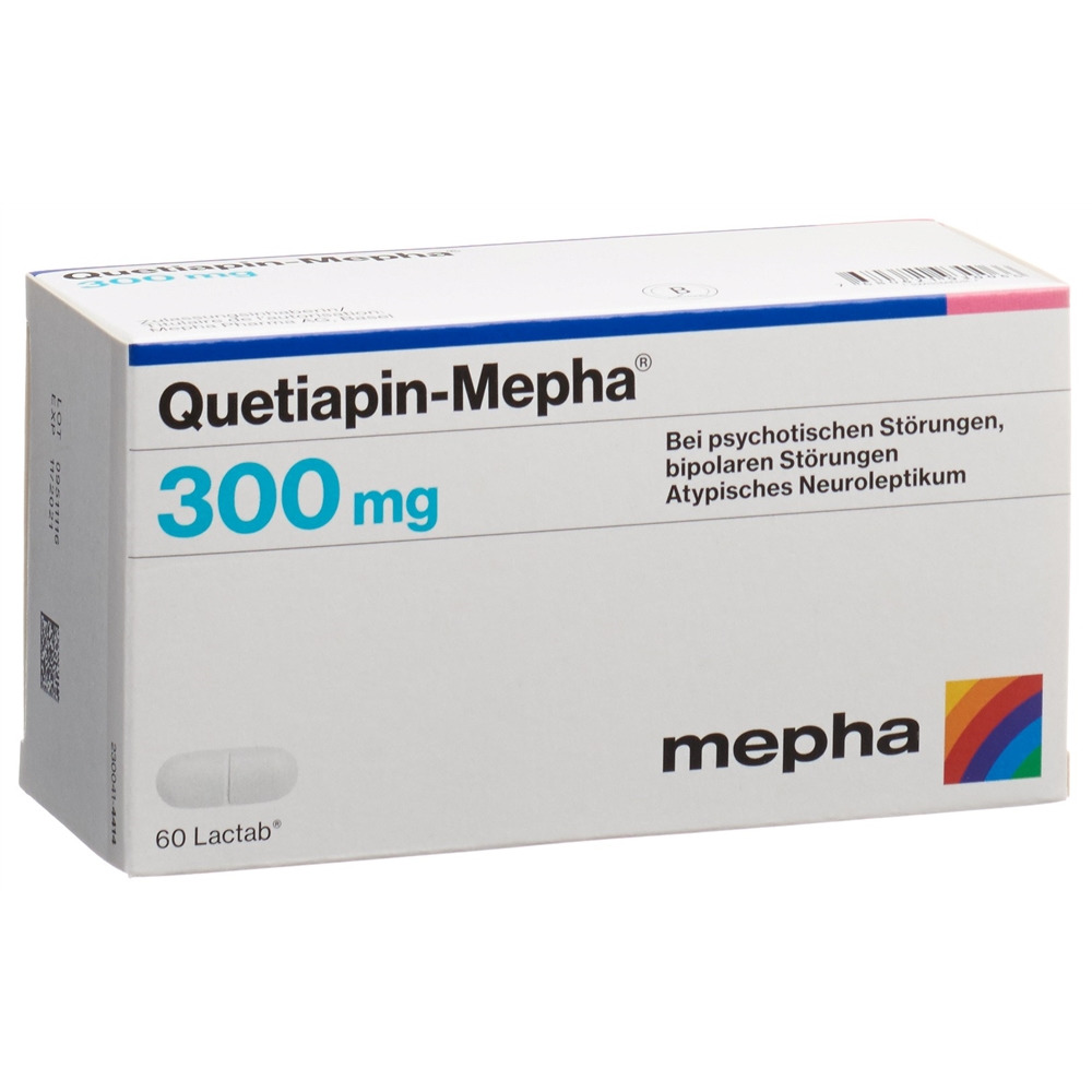 QUETIAPINE Mepha 300 mg, image principale