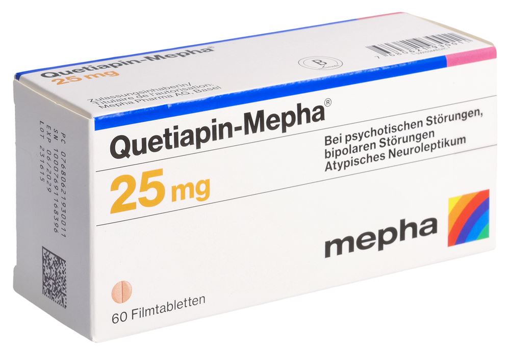 QUETIAPINE Mepha 25 mg