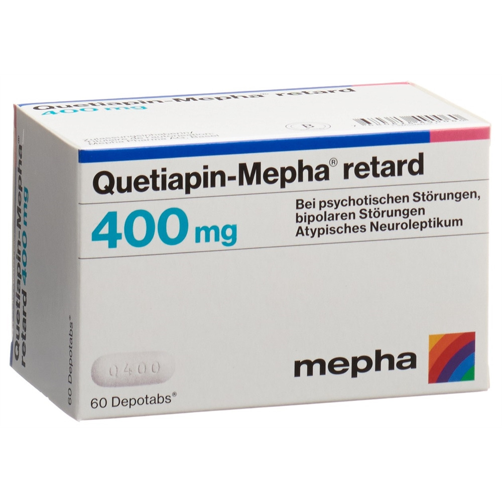 QUETIAPINE retard 400 mg, image principale