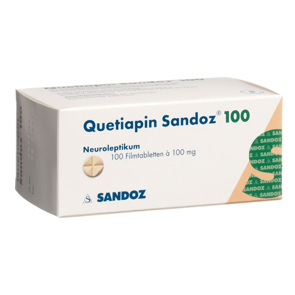 QUETIAPINE Sandoz 100 mg, Hauptbild