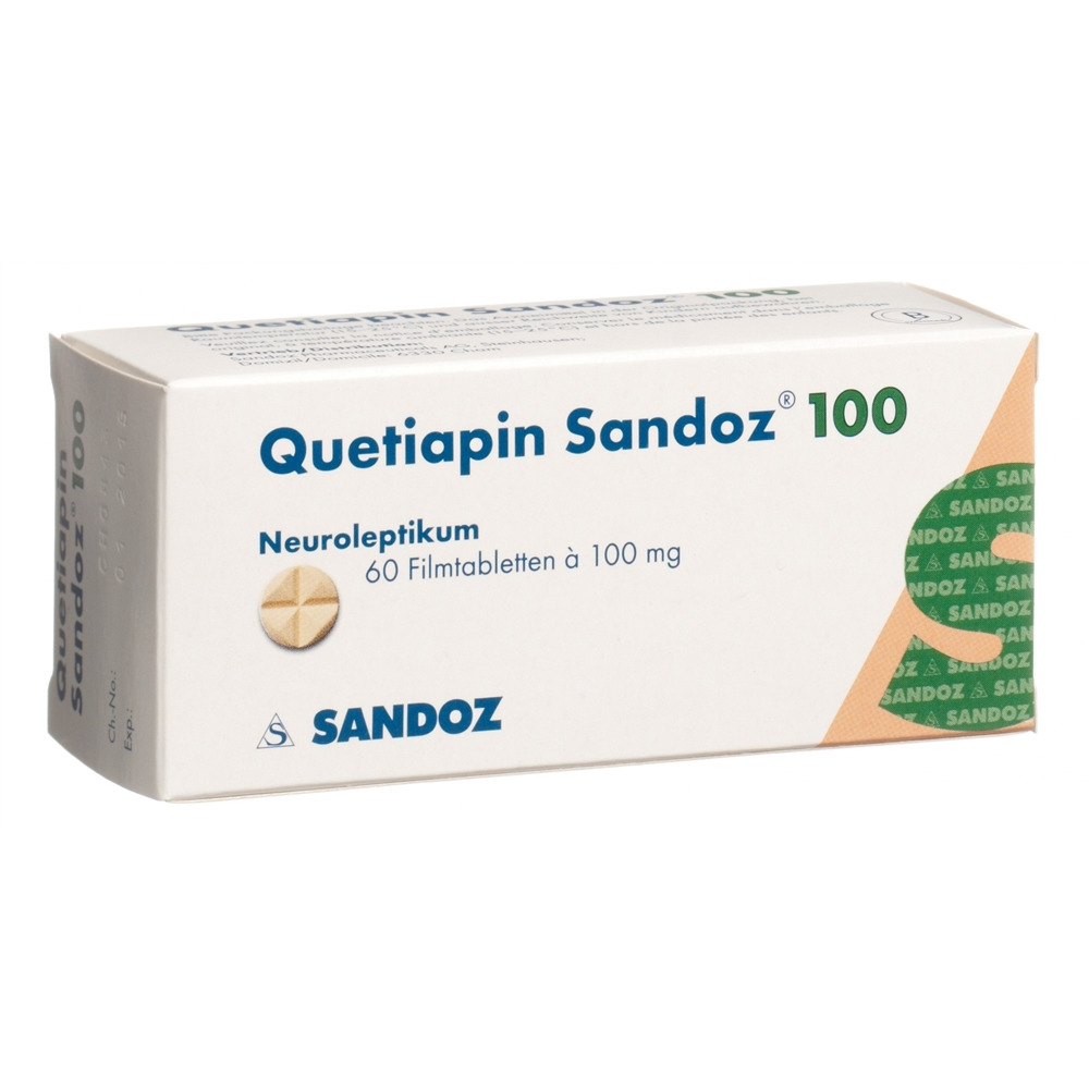 QUETIAPINE Sandoz 100 mg, Hauptbild