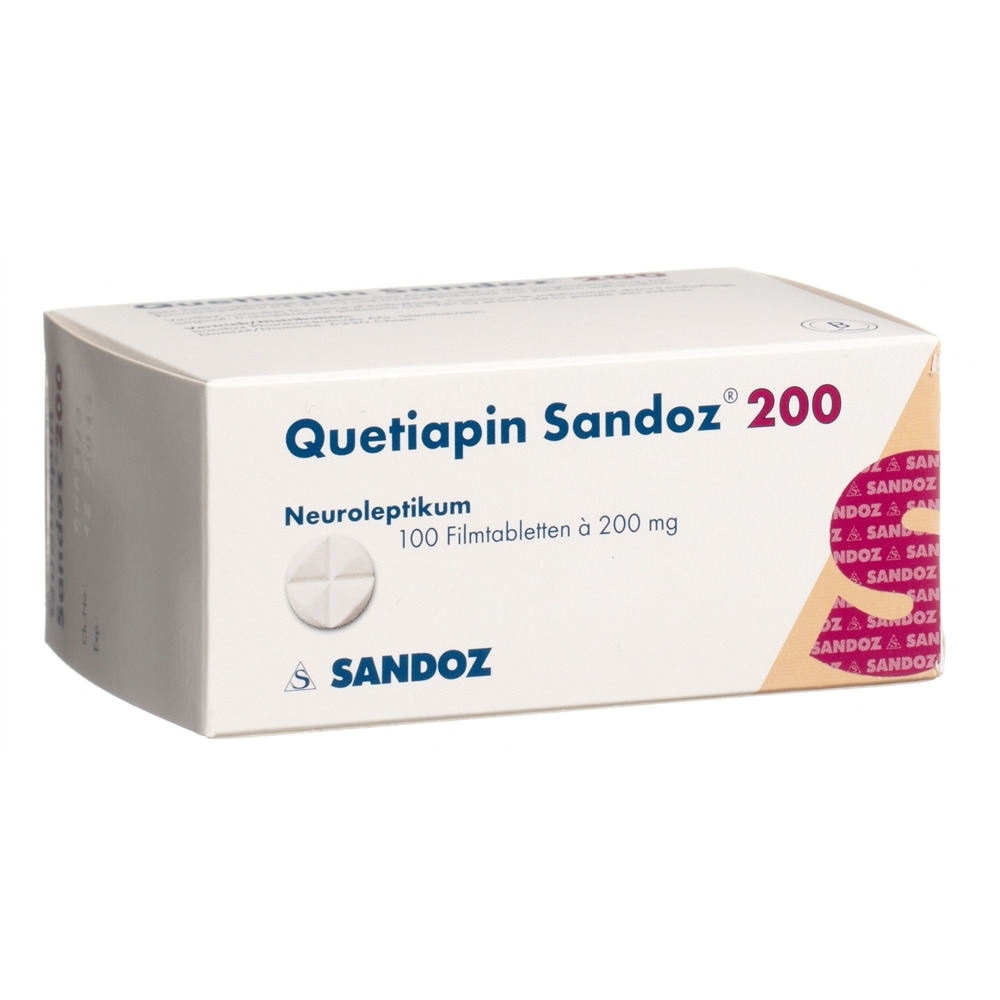 QUETIAPINE Sandoz 200 mg, Hauptbild