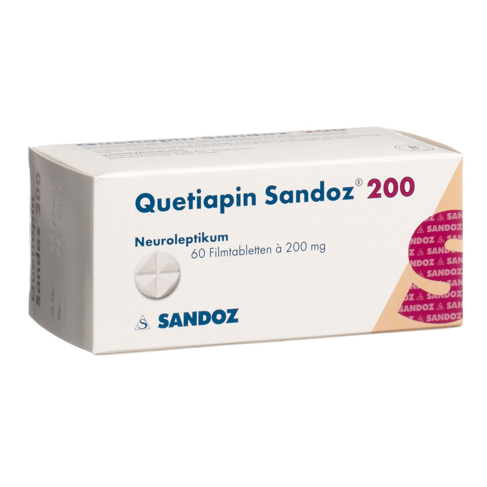 QUETIAPINE Sandoz 200 mg, Hauptbild