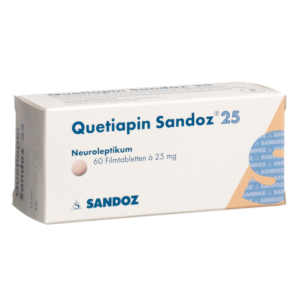 QUETIAPINE Sandoz 25 mg, Hauptbild