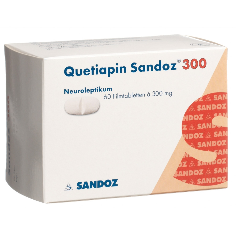 QUETIAPINE Sandoz 300 mg, Hauptbild