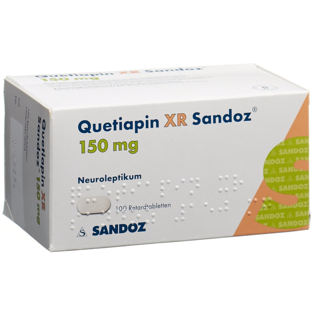 QUETIAPINE XR Sandoz 150 mg, Hauptbild