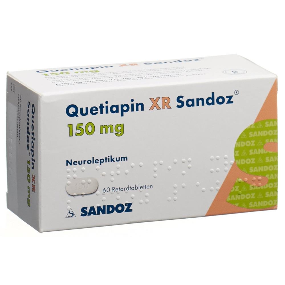 QUETIAPINE XR Sandoz 150 mg, Hauptbild