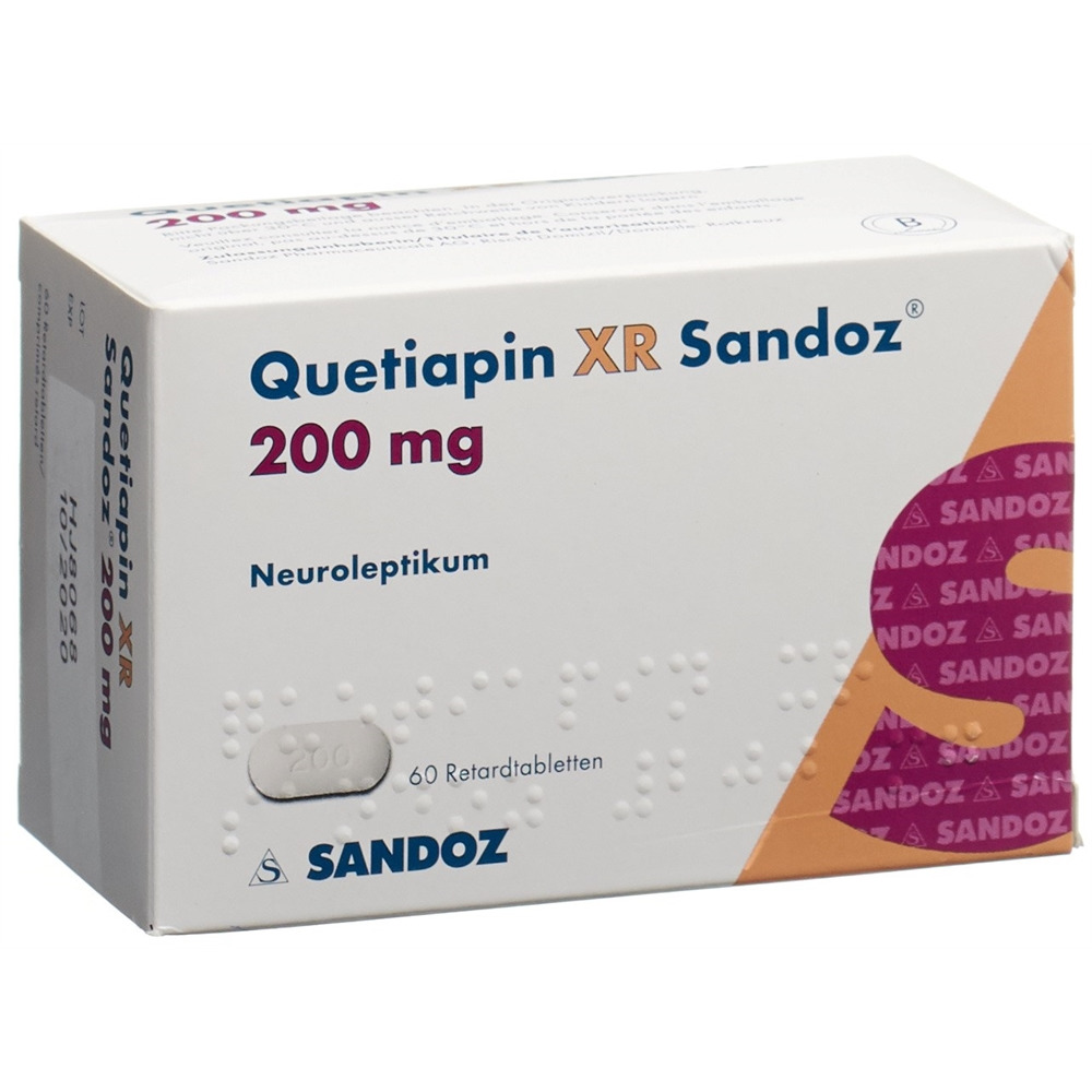 QUETIAPINE XR Sandoz 200 mg, Hauptbild