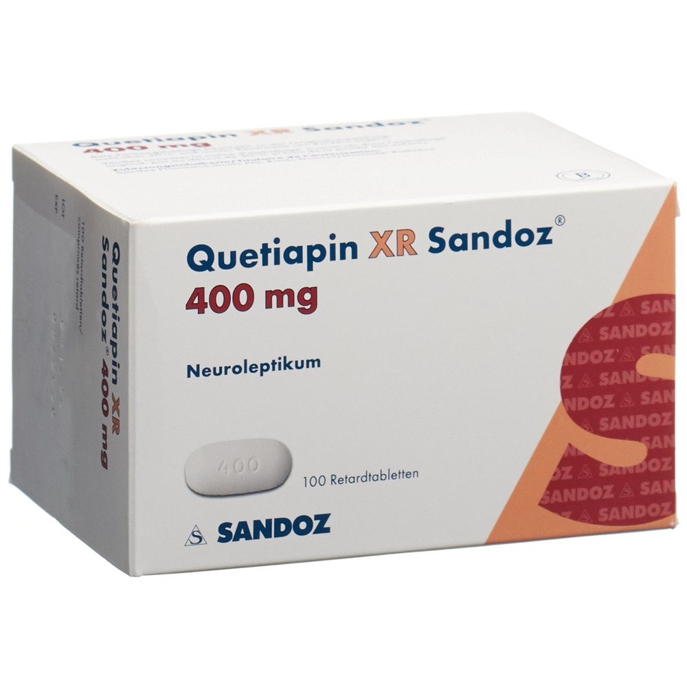 QUETIAPINE XR Sandoz 400 mg, Hauptbild