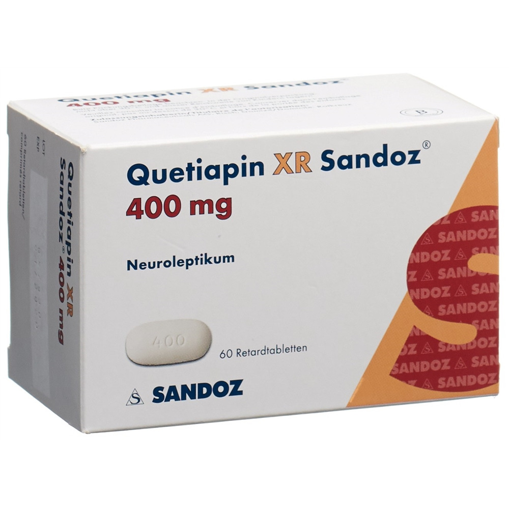 QUETIAPINE XR Sandoz 400 mg, Hauptbild