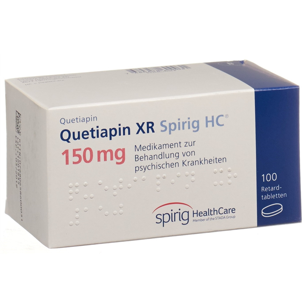 QUETIAPINE XR Spirig HC 150 mg, Hauptbild