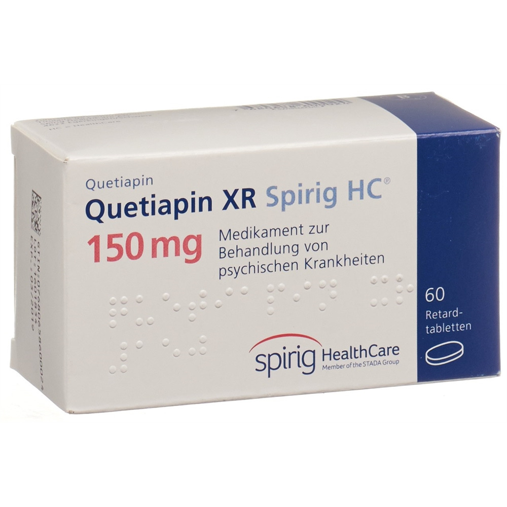 QUETIAPINE XR Spirig HC 150 mg, Hauptbild