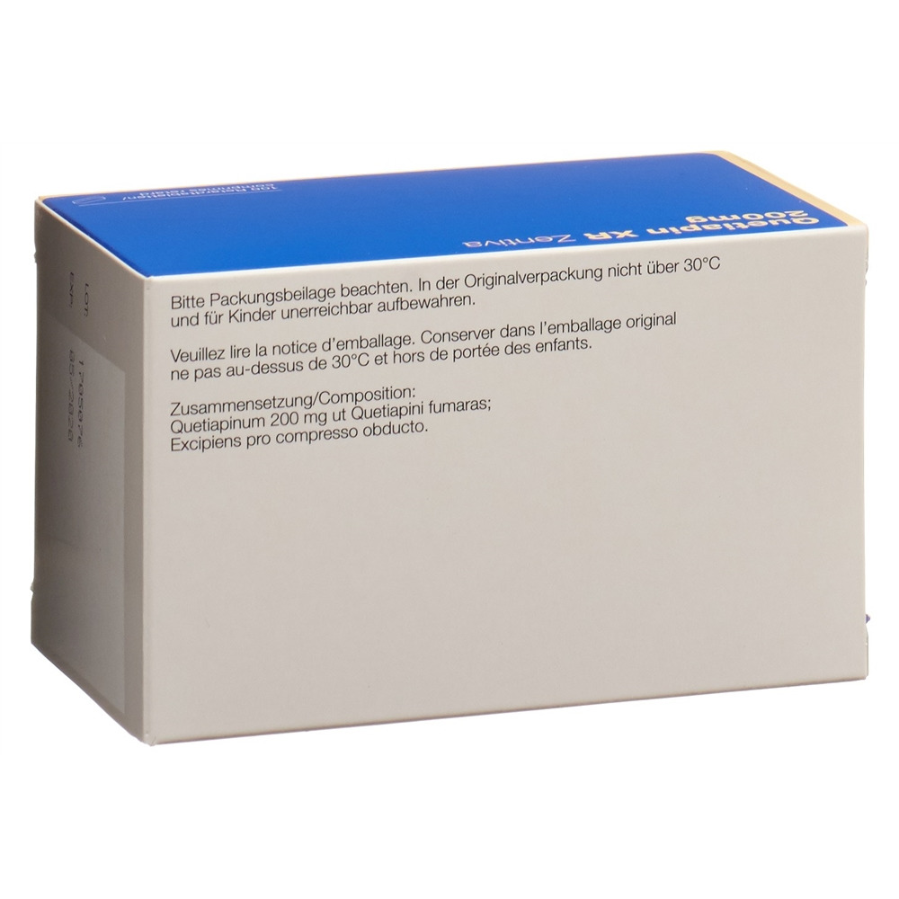 QUETIAPINE XR Zentiva 200 mg, image 2 sur 2