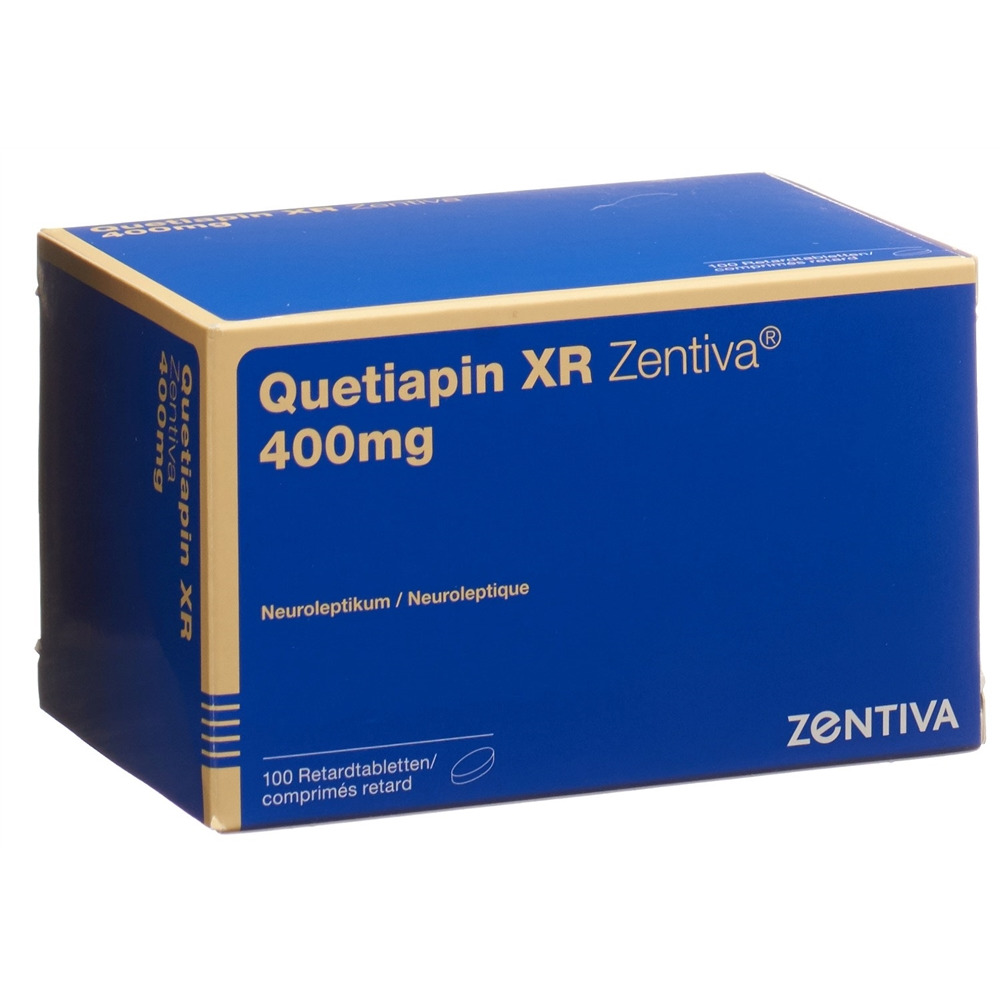 QUETIAPINE XR Zentiva cpr ret 400 mg blist 100 pce | Commander en ligne