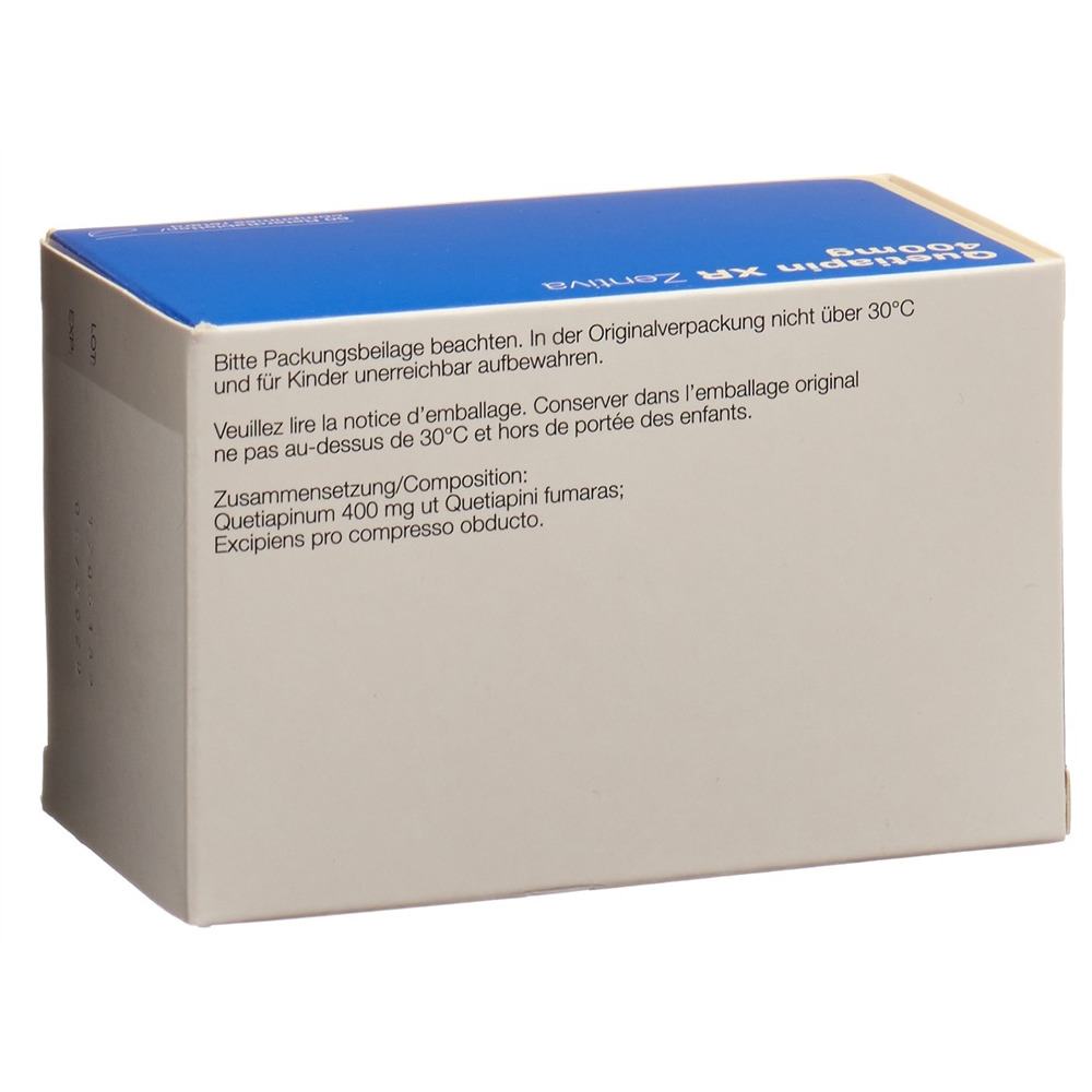 QUETIAPINE XR Zentiva 400 mg, image 2 sur 2